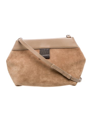 Brunello Cucinelli Suede Shoulder Bag