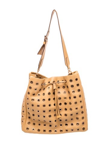 Vitello Daino Leather Bauletto Grommet