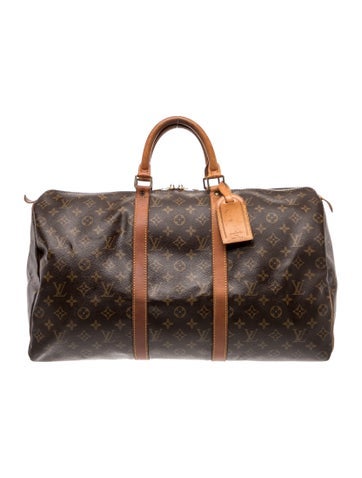 Louis Vuitton Monogram Keepall 55 Vintage