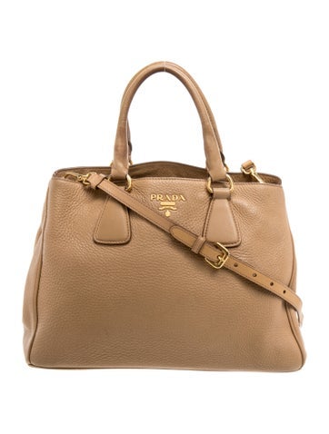 Vitello Daino Leather Top Handle Bag