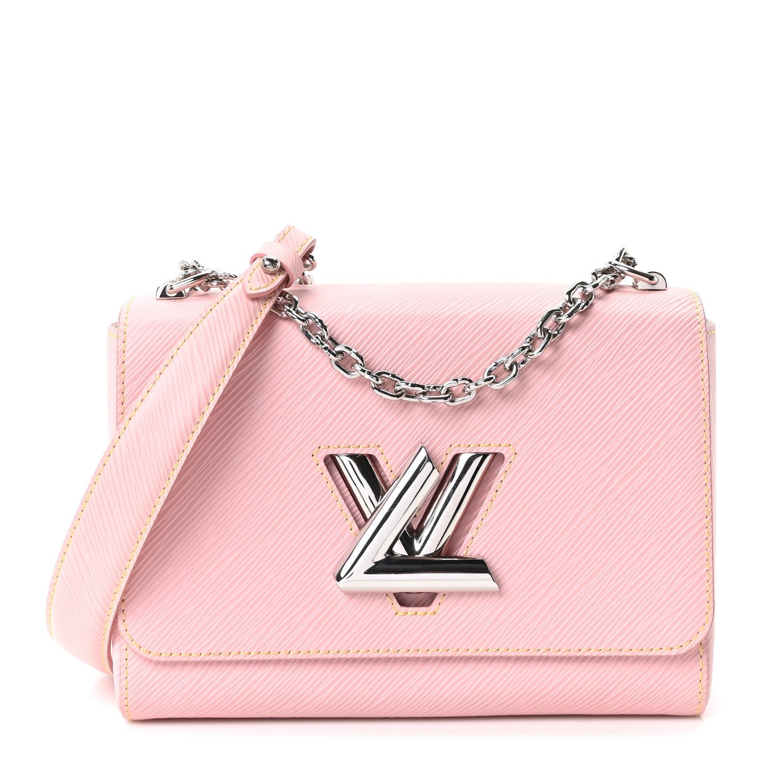 Louis Vuitton Epi Twist Shoulder Bag MM Rose Ballerine