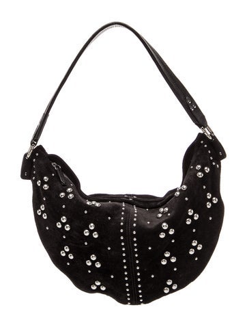Suede Top Handle Bag