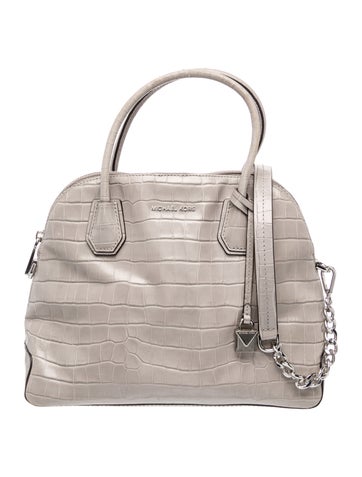 Leather Top Handle Bag