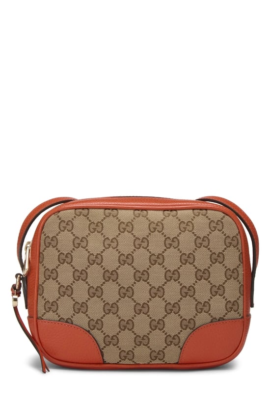 Orange Original GG Canvas Bree Crossbody