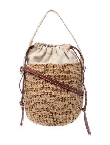 Raffia Bucket Bag
