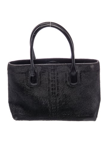 Ponyhair Top Handle Bag