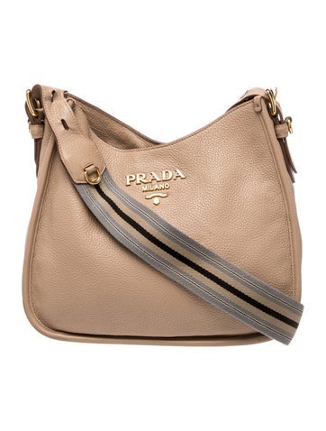 Vitello Daino Leather Crossbody Bag