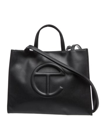 Telfar Vegan Leather Vegan Leather Shopping Tote Bag