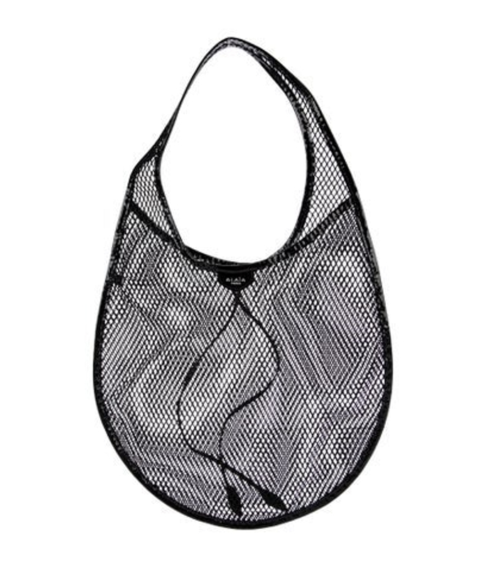 Alaia Nylon Shoulder Bag