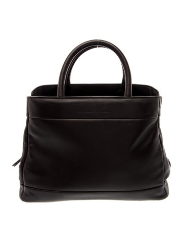 Leather Top Handle Bag