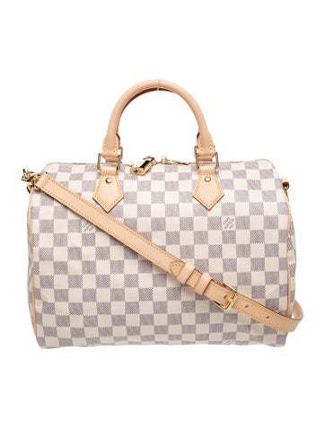 Damier Azur Speedy Bandouliere 30