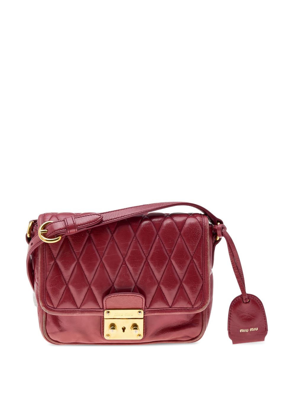 quilted leather shoulder bag