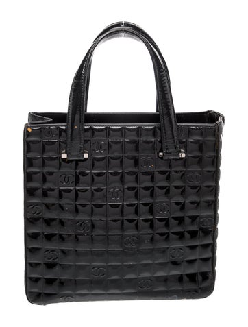 Patent Chocolate Bar Tote