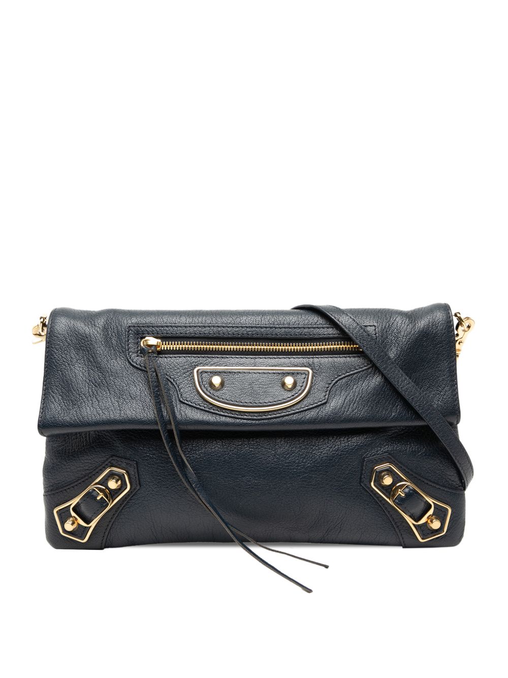 2017 Chevre Motocross Classic Metallic Edge Envelope Clutch with Strap crossbody bag