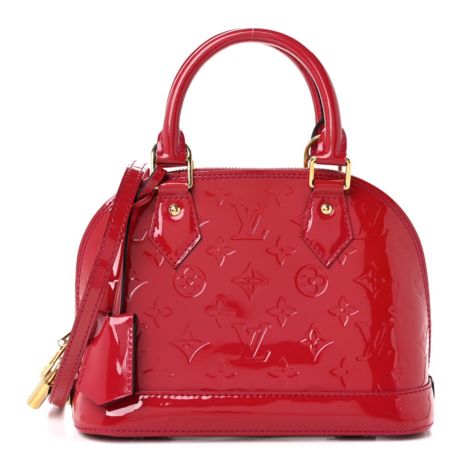 Louis Vuitton Vernis Alma BB Rose Indien