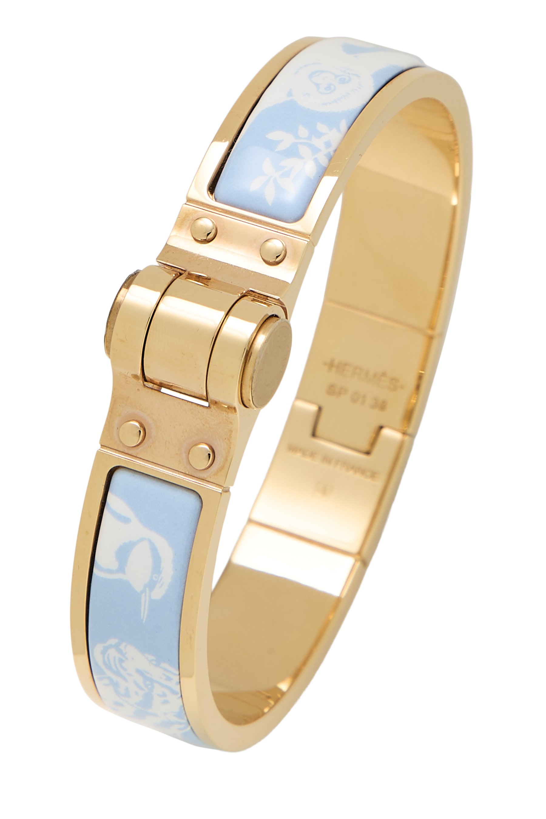Gold & Blue Charniere Narrow PM