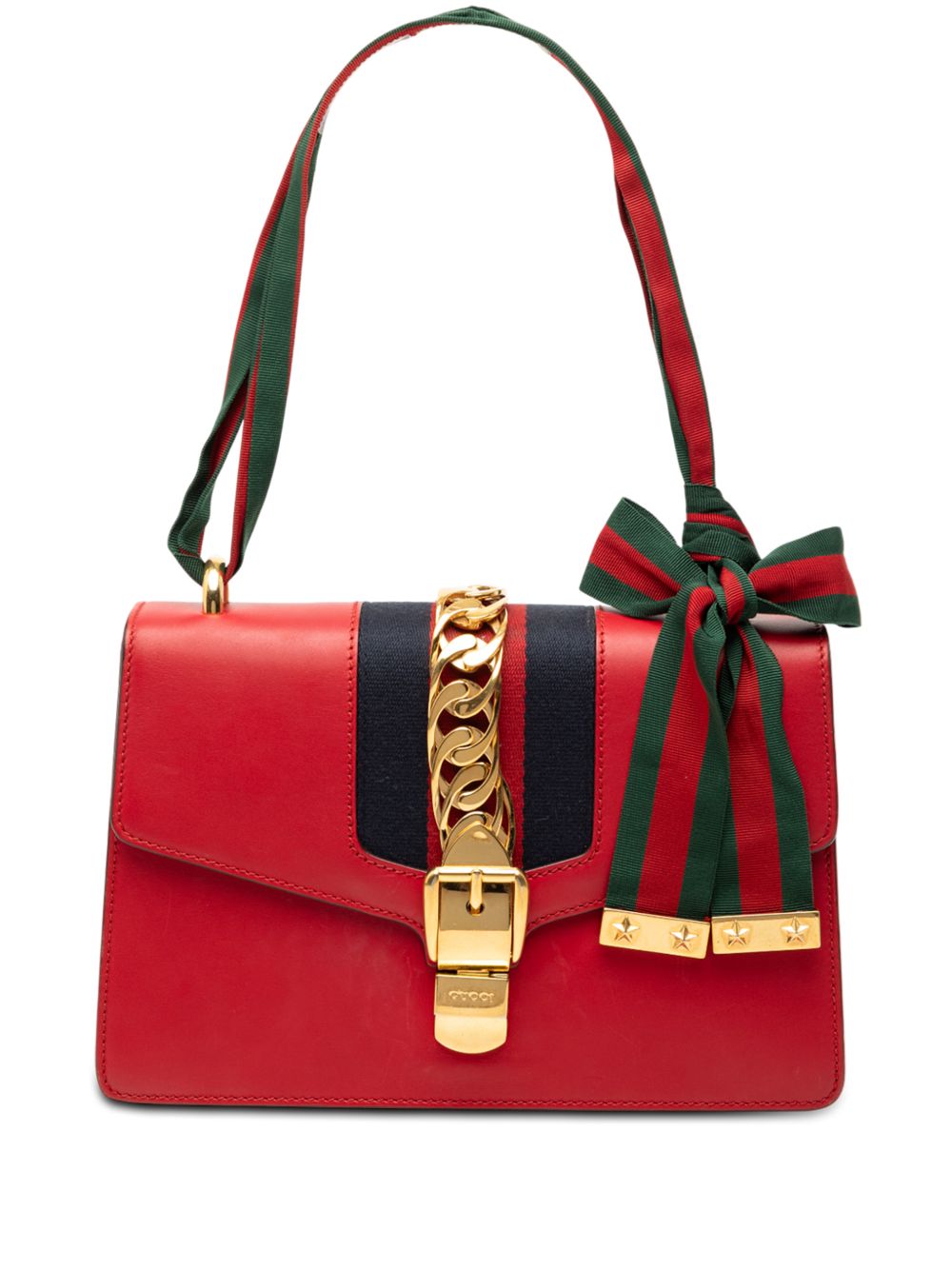 2016-2025 Small Leather Sylvie Web satchel