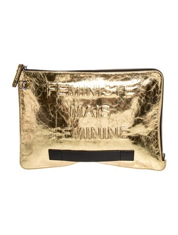 Feministe Mais Feminine Clutch