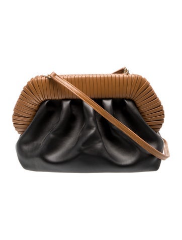 Themoire Leather Crossbody Bag