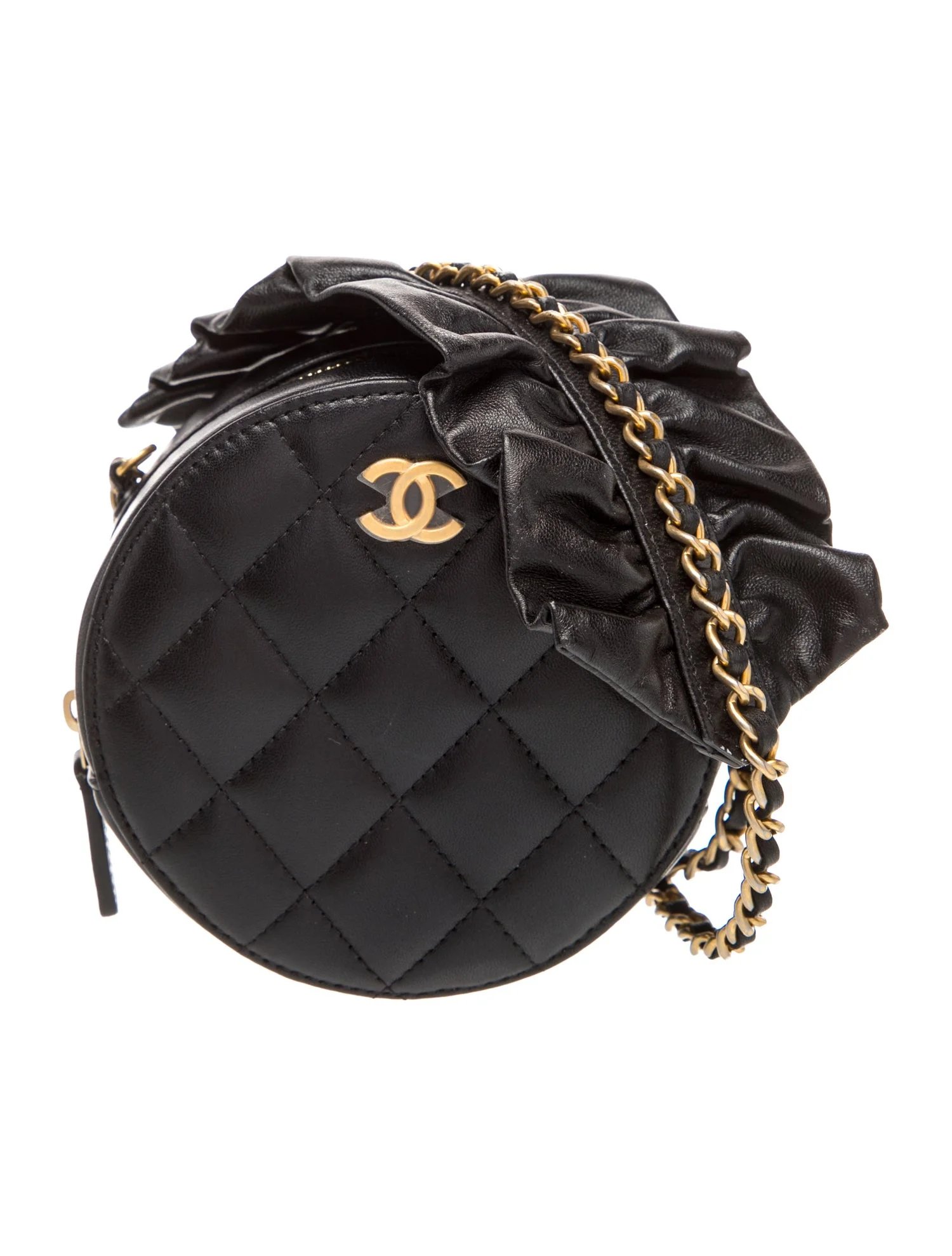 Romance Round Clutch w/ Chain