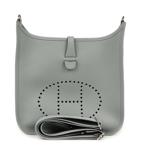 Hermes Hermes Evelyne III PM Gris Pantin Clemence Palladium Hardware