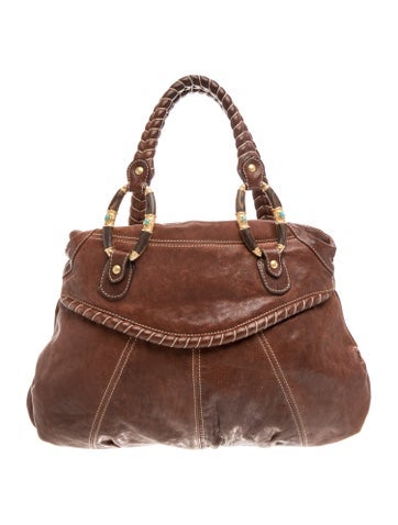 Leather Top Handle Bag
