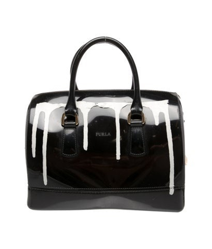 Furla Rubber Top Handle Bag