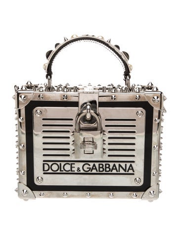 Dolce & Gabbana Patent Leather Dolce Box Bag