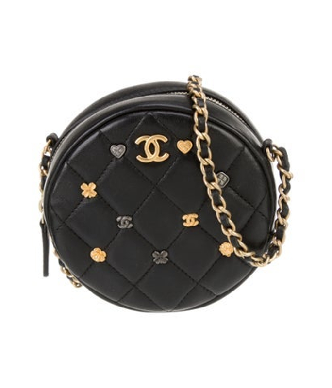 Chanel 18k Lucky Charms Round Crossbody Bag
