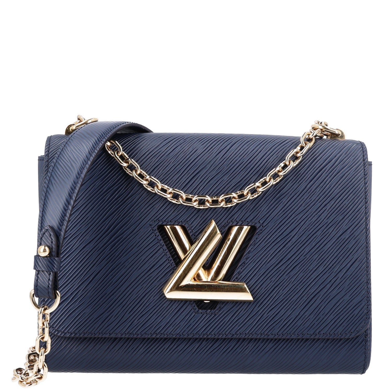 Louis Vuitton Epi Twist Shoulder Bag MM Indigo