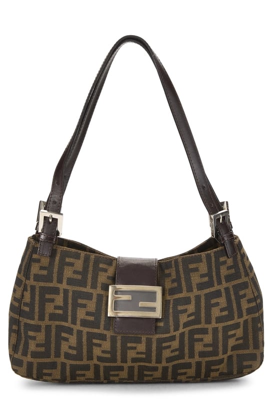 Brown Zucca Canvas Shoulder Bag