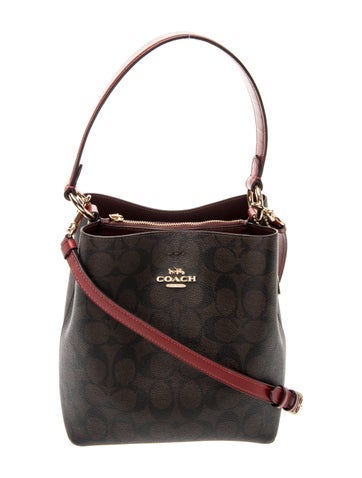Saffiano Leather Bucket Bag