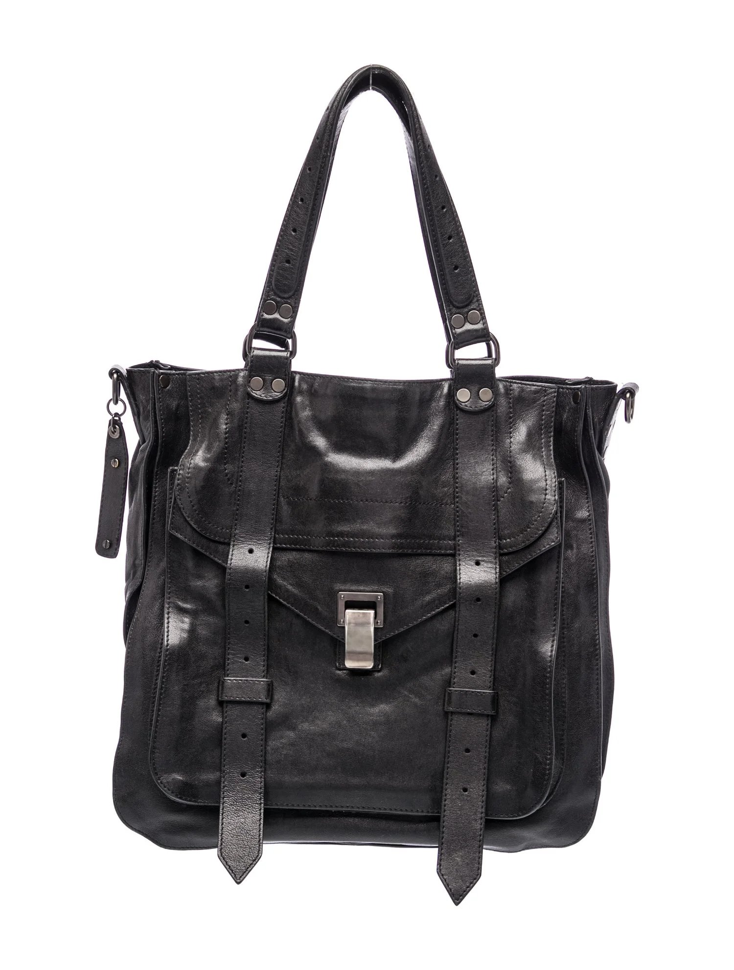 Leather Top Handle Bag