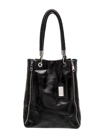 Badgley Mischka Leather Bucket Bag