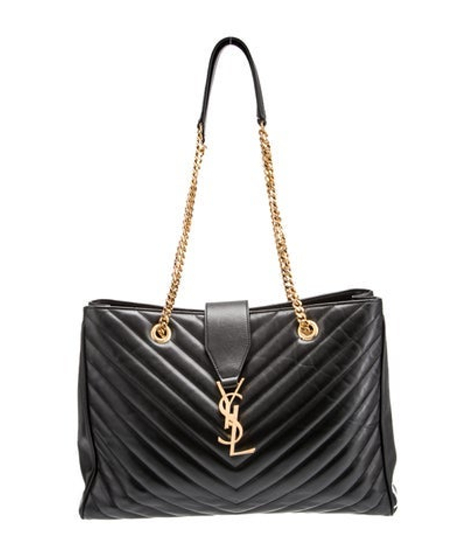 Saint Laurent Laurent Chevron Classic Tote