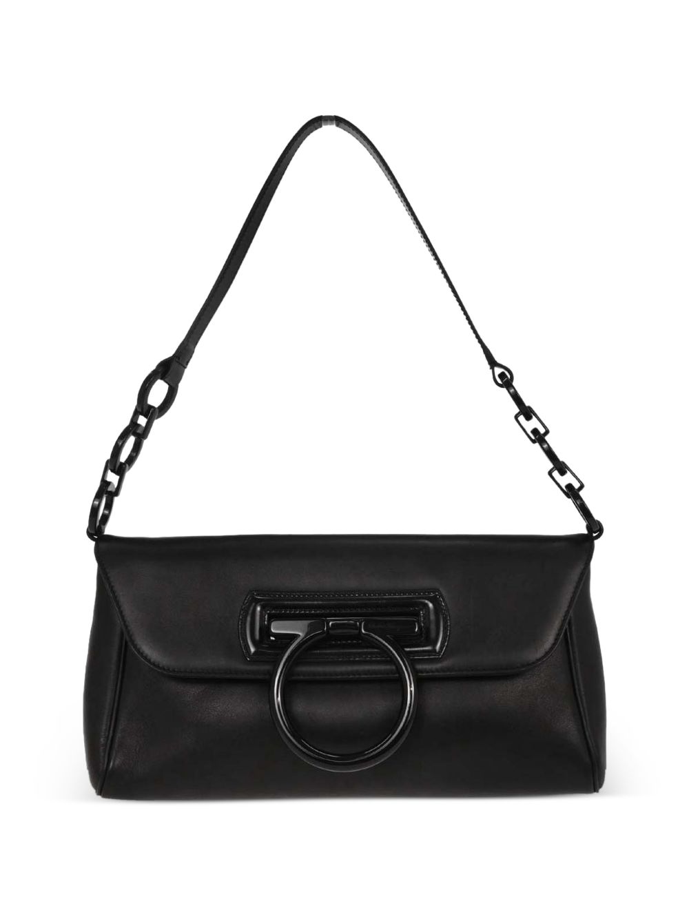 1990-2000s Gancini leather shoulder bag