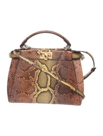 Fendi Python Peekaboo Mini