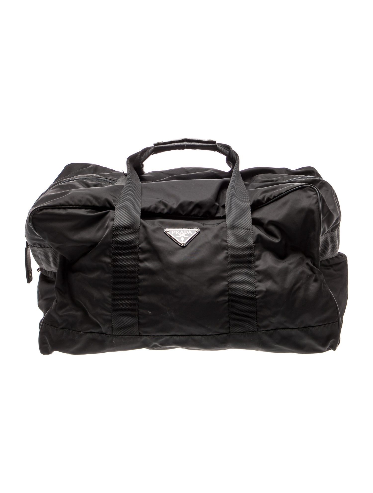 Saffiano Leather Weekender Bag Vintage