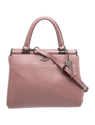 Leather Top Handle Bag