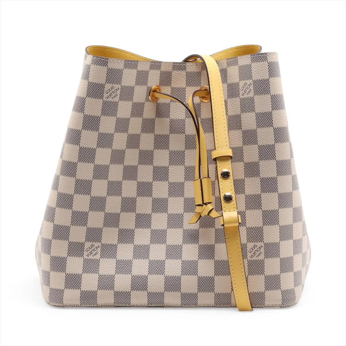Louis Vuitton Damier Azure Neonoe N40151 White There was an RFID response