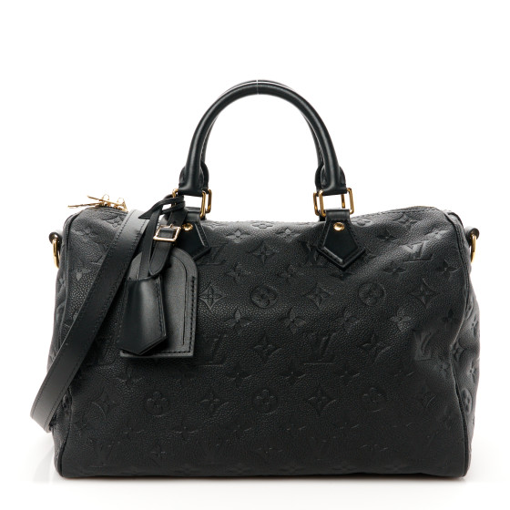 Louis Vuitton Empreinte Monogram Speedy Soft 30 Black