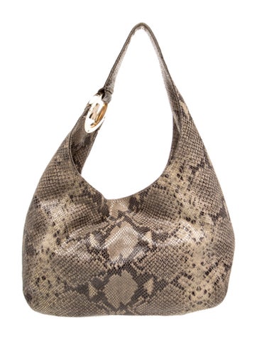Michael Kors Embossed Leather Hobo