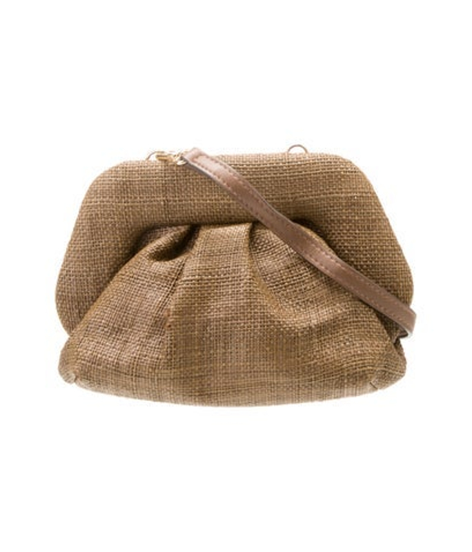 Themoire Raffia Crossbody Bag