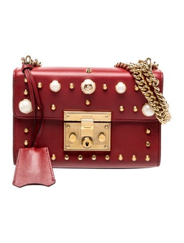 Faux Pearl Padlock Small