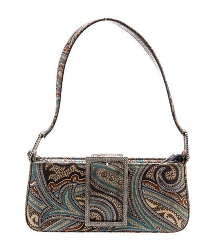 Jimmy Choo Choo Satin Shoulder Bag