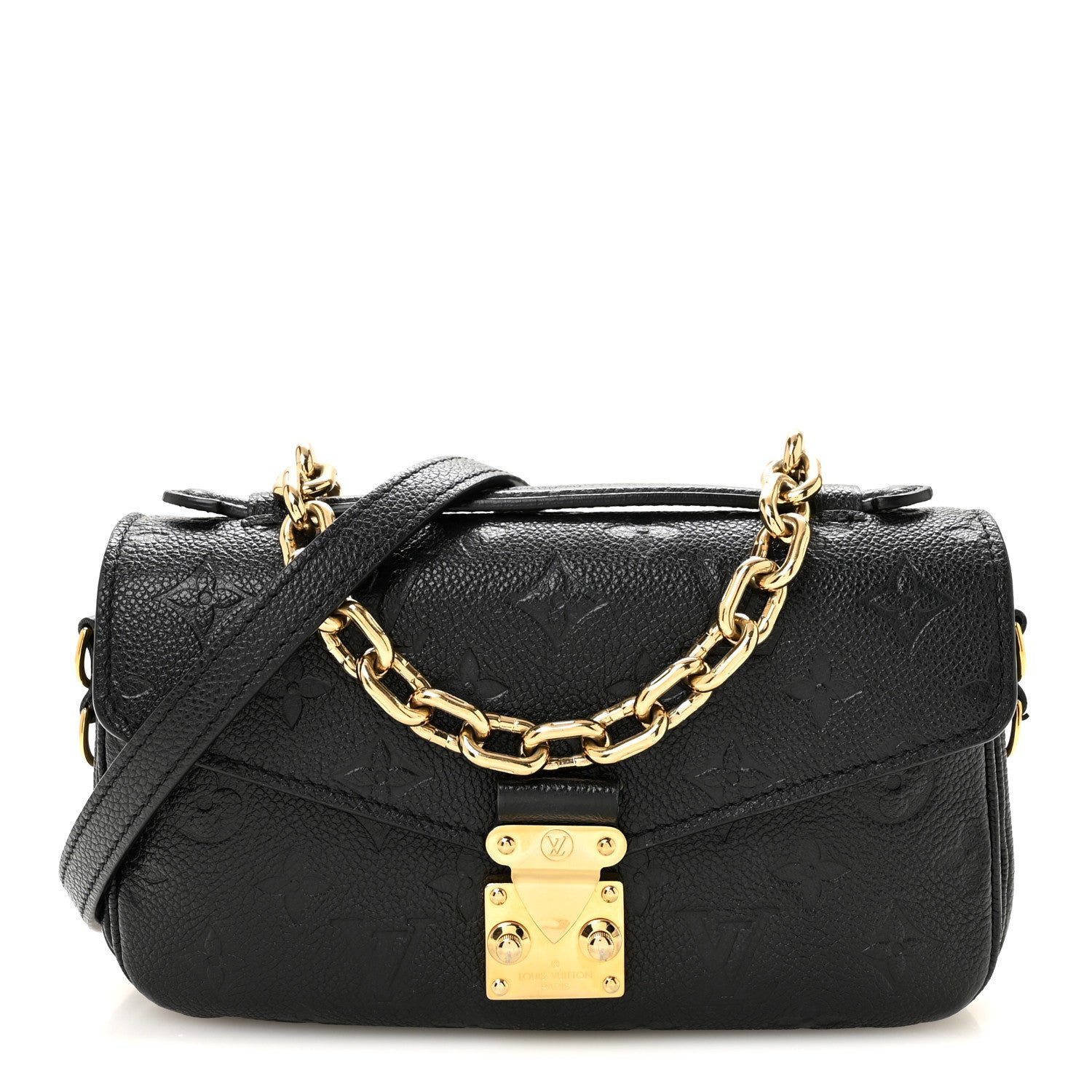 Louis Vuitton Empreinte Pochette Metis East West Black