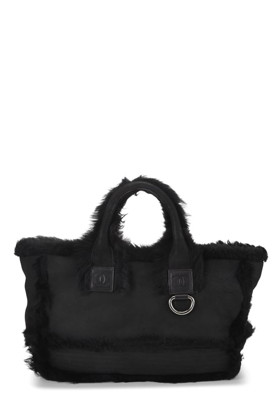 Black Nubuck Tote