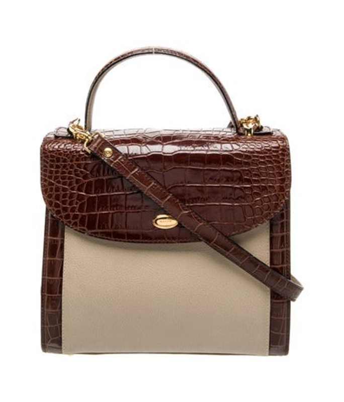 Bally Leather Top Handle Bag