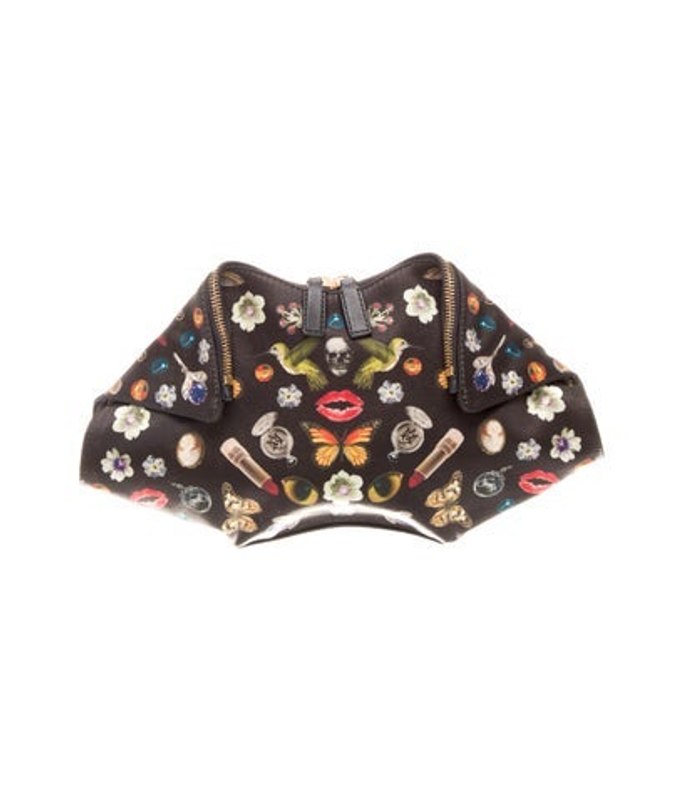 Alexander McQueen Mcqueen Satin Clutch
