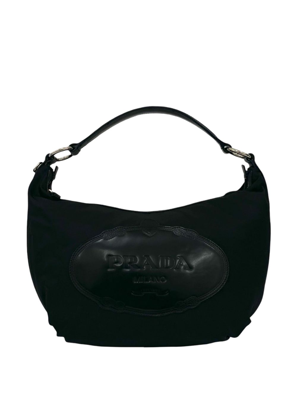 Prada 2010-2026 Tessuto Canapa Logo hobo bag